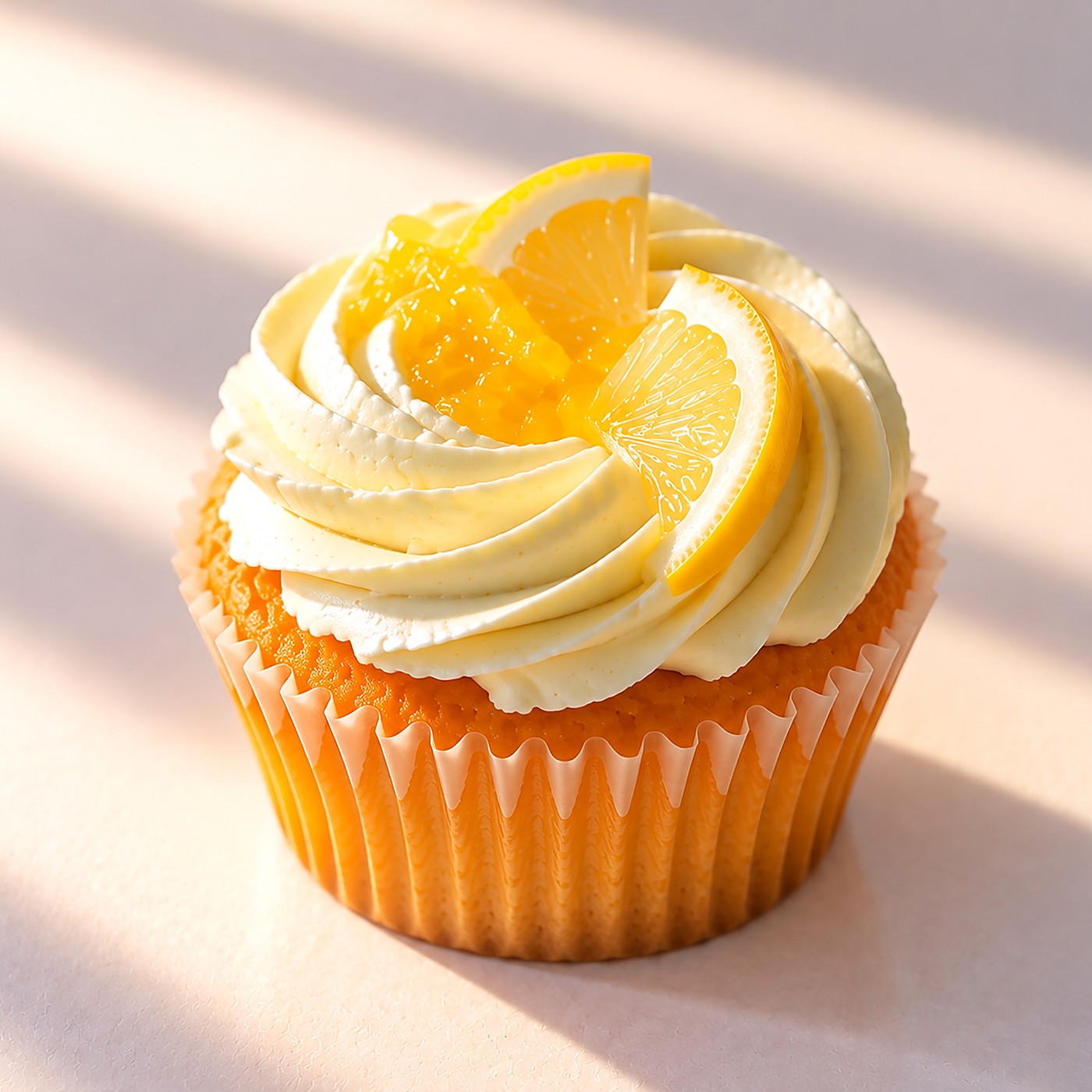 Sunshine Lemon cupcake from Happy Place, Kampala Uganda