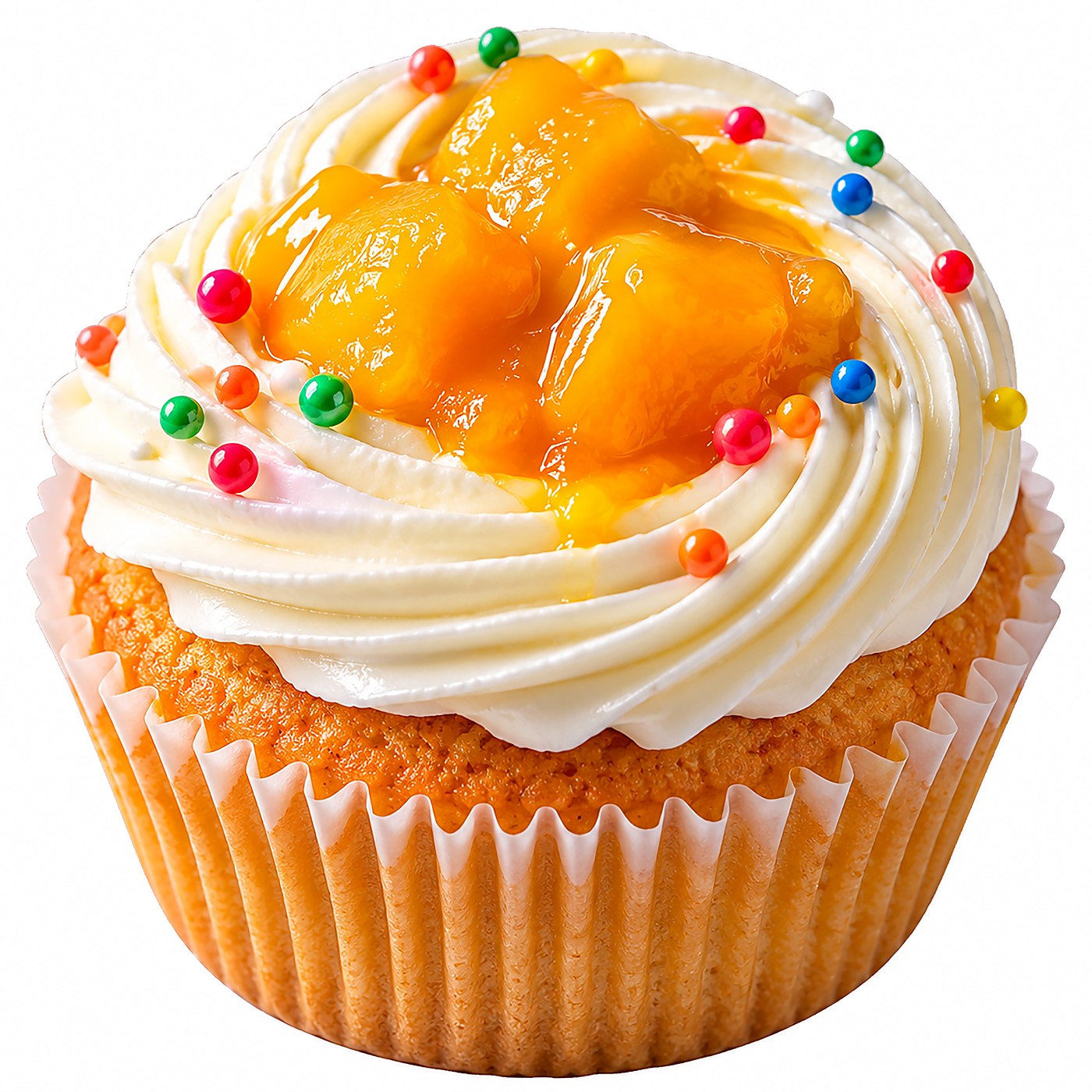Mango & Coconut Paradise cupcake from Happy Place, Kampala Uganda